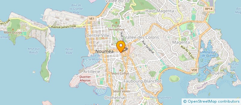 localisation de l'entreprise PSC CONSULTING à NOUMEA