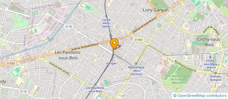 localisation de l'entreprise PSC FRANCE  LES PAVILLONS-SOUS-BOIS