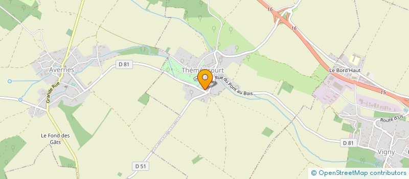 localisation de l'entreprise PSCJ  THEMERICOURT