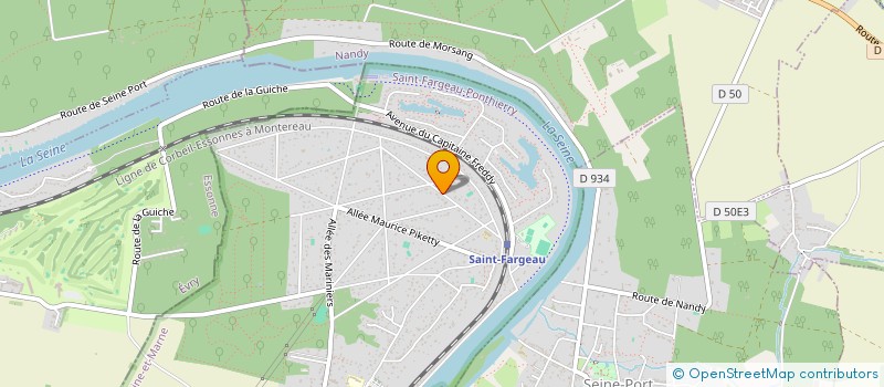 localisation de l'entreprise PSD  SAINT-FARGEAU-PONTHIERRY