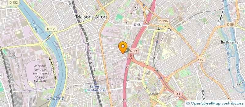 localisation de l'entreprise PSD  MAISONS-ALFORT