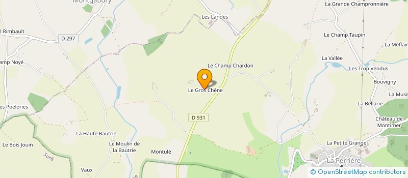 localisation de l'entreprise PSDM à BELLAVILLIERS