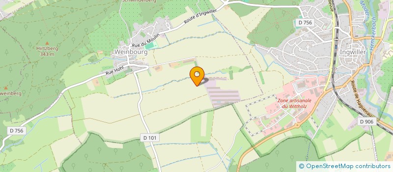 localisation de l'entreprise PSE  WEINBOURG