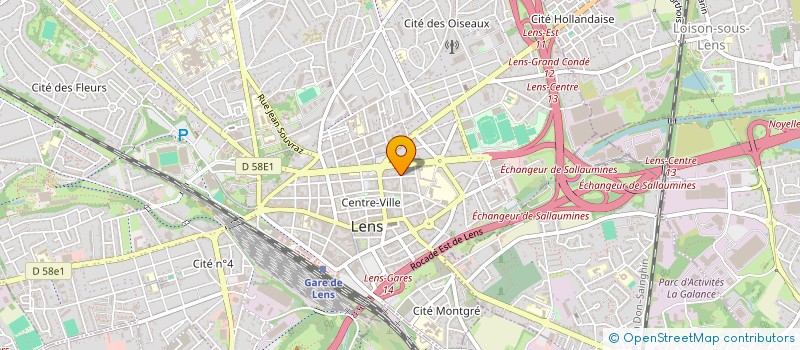 localisation de l'entreprise PSE  LENS