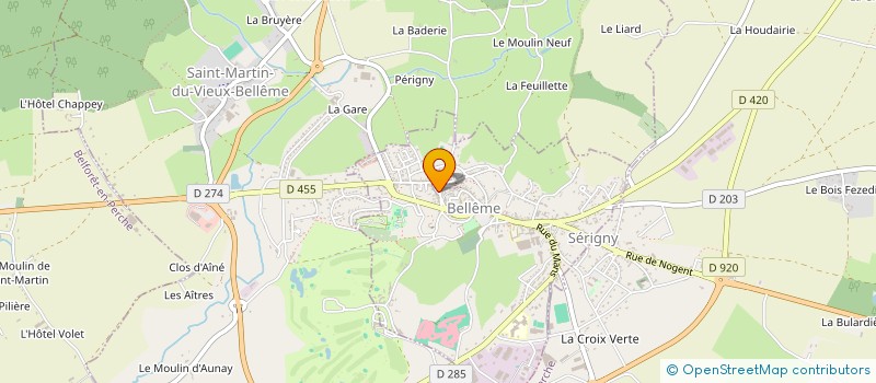 localisation de l'entreprise PSE CONSULTING à BELLEME