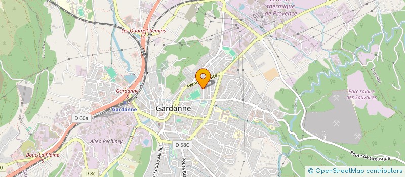 localisation de l'entreprise PSE EXPERTISE AUTOMOBILES à GARDANNE