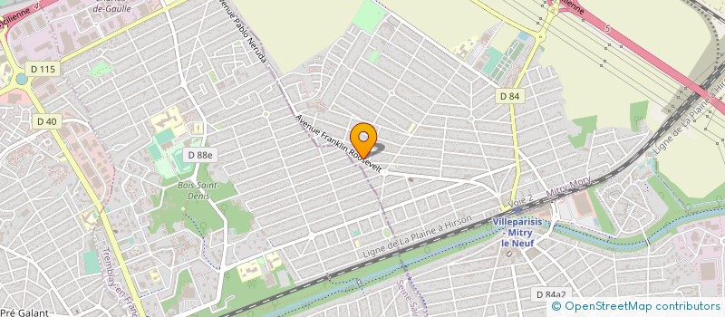 localisation de l'entreprise PSE PIZZA SERVICE EXPRESS  MITRY-MORY