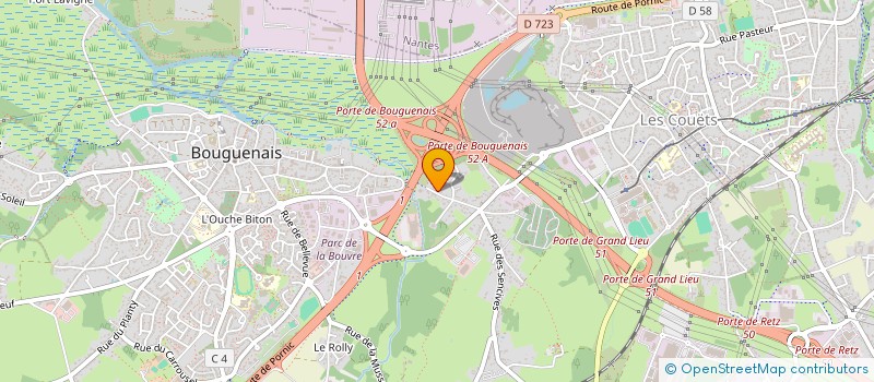 localisation de l'entreprise PSF à BOUGUENAIS