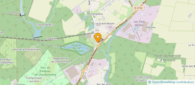 localisation de l'entreprise PSF AUTO à MARIGNY-LES-USAGES
