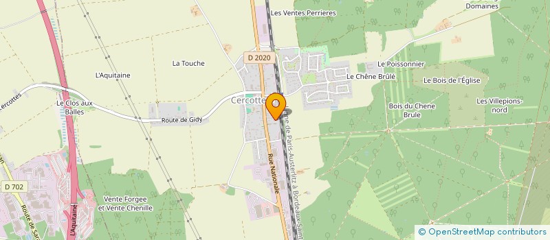 localisation de l'entreprise PSF CONSTRUCTIONS à CERCOTTES