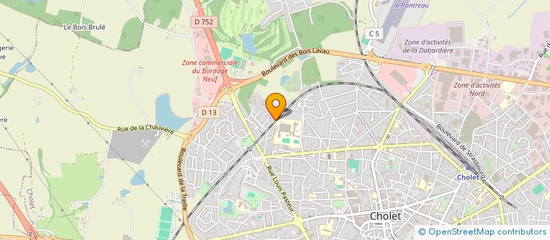 localisation de l'entreprise PSG à CHOLET