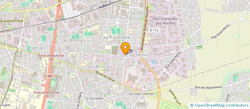 localisation de l'entreprise PSG AUTO  VAULX-EN-VELIN