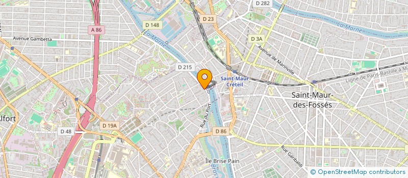 localisation de l'entreprise PSG COM à CRETEIL