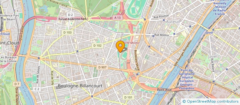 localisation de l'entreprise PSG MERCHANDISING  PARIS 16