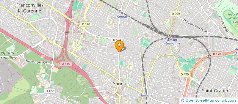 localisation de l'entreprise PSGESTION  SANNOIS