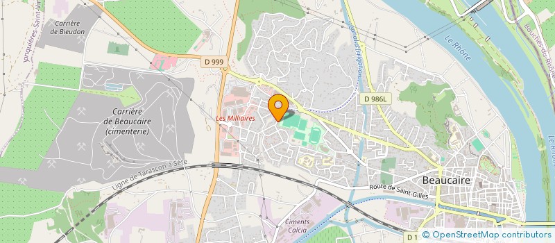 localisation de l'entreprise PSI  BEAUCAIRE