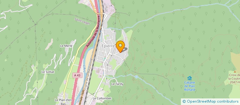 localisation de l'entreprise PSI  EPIERRE