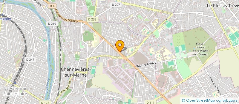 localisation de l'entreprise PSI  CHENNEVIERES-SUR-MARNE