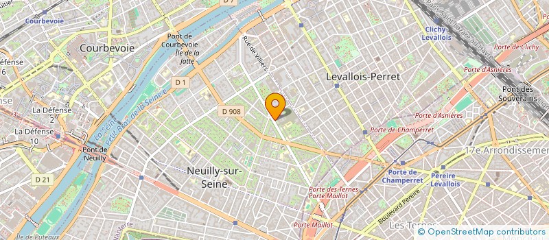 localisation de l'entreprise PSI à NEUILLY-SUR-SEINE