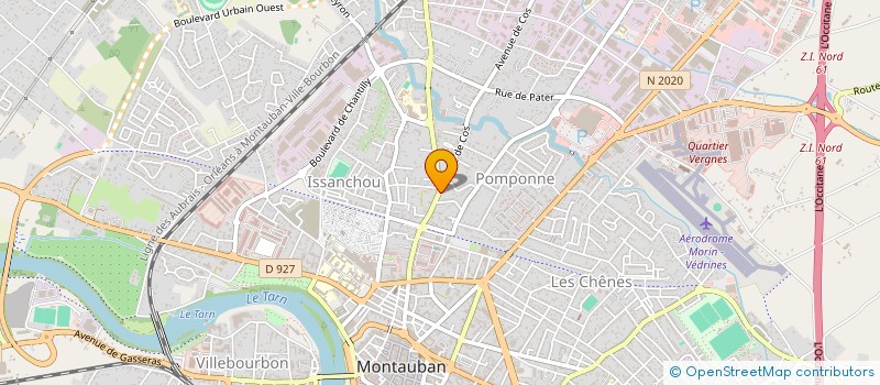 localisation de l'entreprise PSI-BAT  MONTAUBAN