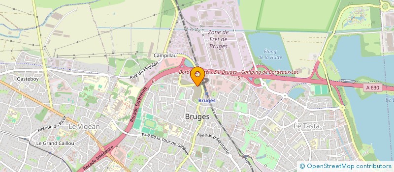 localisation de l'entreprise PSI BORDEAUX à BRUGES