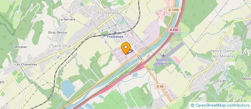 localisation de l'entreprise PSI-INDUSTRIES à FRONTENEX