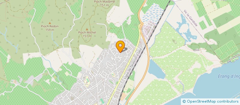 localisation de l'entreprise PSI INGENIERIE à FRONTIGNAN