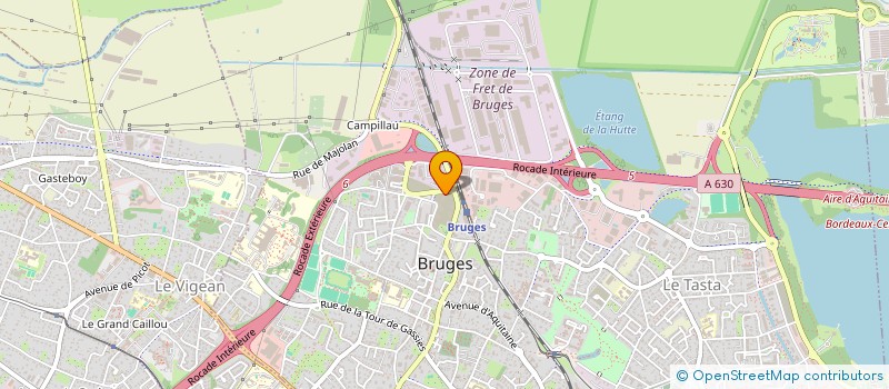 localisation de l'entreprise PSI TOULOUSE à BRUGES