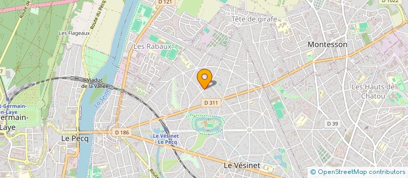 localisation de l'entreprise PSJP ROL  LE VESINET