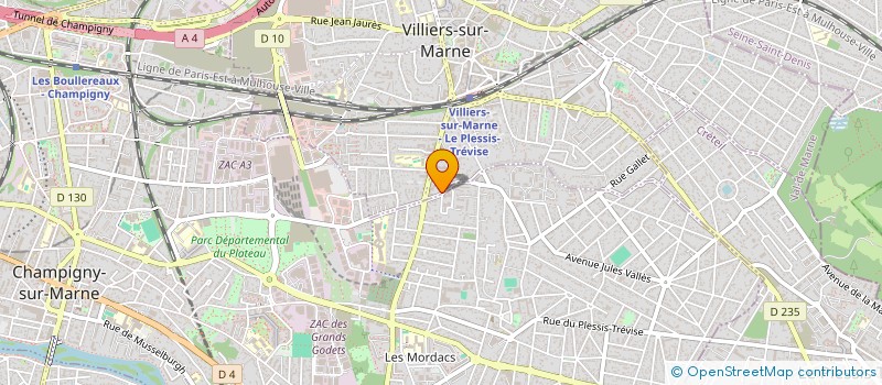 localisation de l'entreprise PSJT  VILLIERS-SUR-MARNE