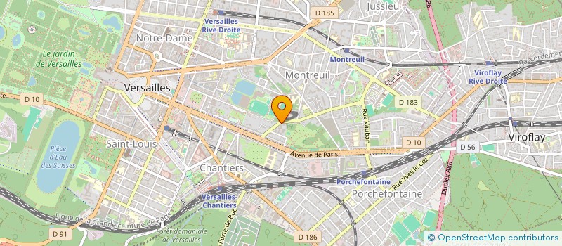 localisation de l'entreprise PSK CONCEPT à VERSAILLES