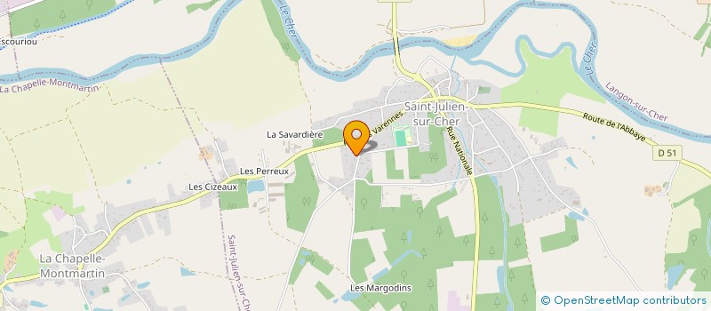 localisation de l'entreprise PSL  SAINT-JULIEN-SUR-CHER