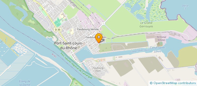 localisation de l'entreprise PSL CONCEPT à PORT-SAINT-LOUIS-DU-RHONE