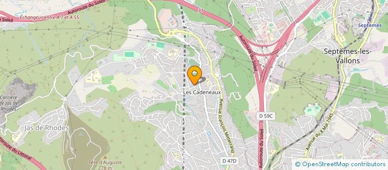 localisation de l'entreprise PSL IMMOBILIER à LES PENNES MIRABEAU