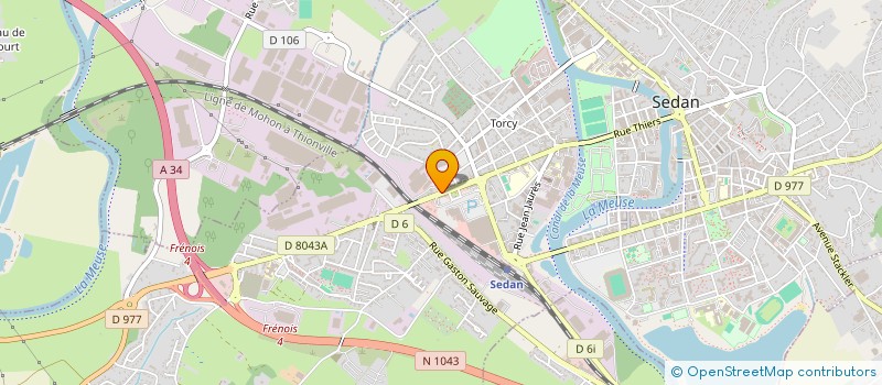 localisation de l'entreprise PSL MULTIMOD à SEDAN