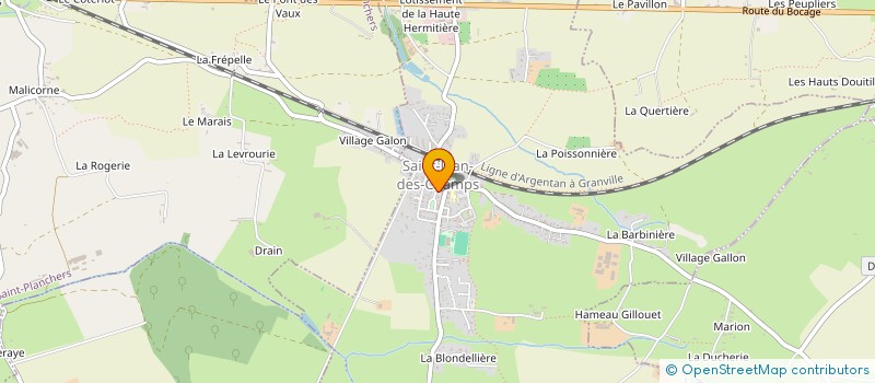 localisation de l'entreprise PSLA DE SAINT-JEAN-DES-CHAMPS  SAINT-JEAN-DES-CHAMPS