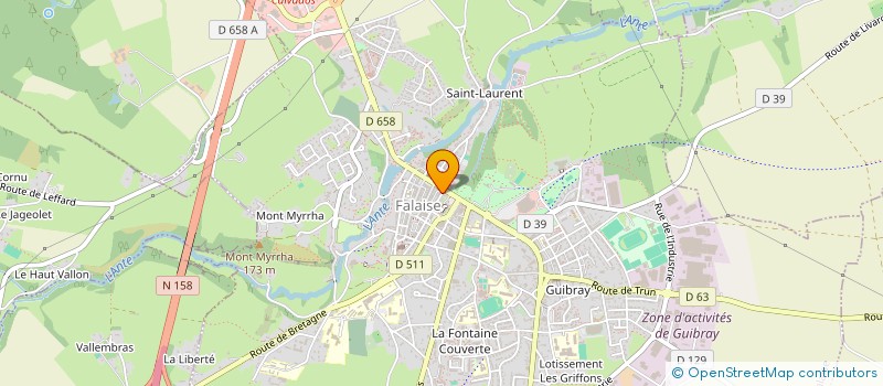 localisation de l'entreprise PSLA DU PAYS DE FALAISE  FALAISE