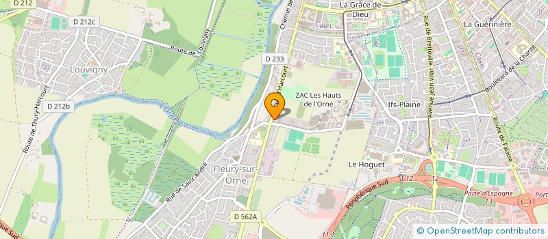 localisation de l'entreprise PSLA FLEURYSIEN  FLEURY-SUR-ORNE