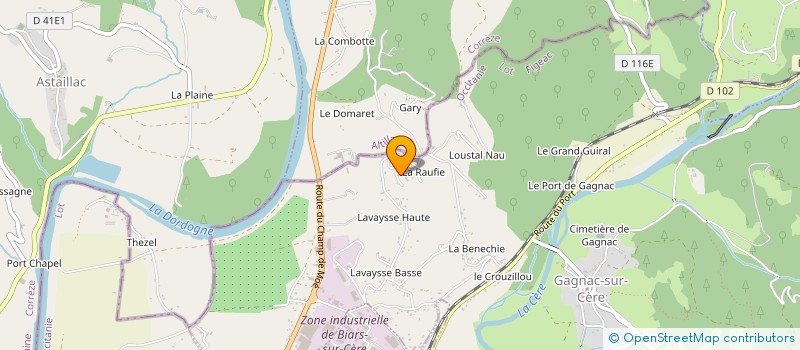 localisation de l'entreprise PSLT  PRUDHOMAT