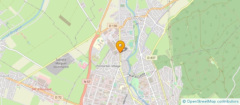 localisation de l'entreprise PSM 25  DOUBS