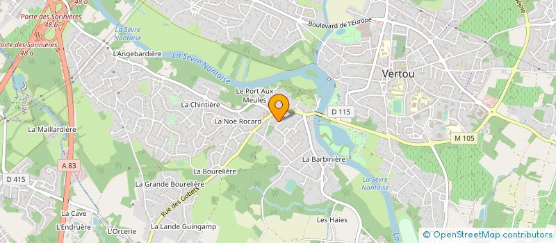 localisation de l'entreprise PSM à VERTOU