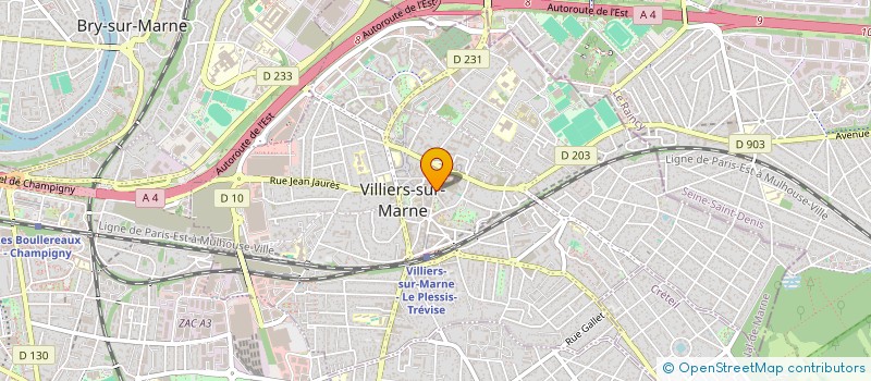 localisation de l'entreprise PSM  VILLIERS-SUR-MARNE