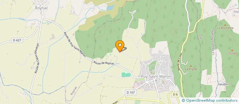 localisation de l'entreprise PSM  PUY-SAINT-MARTIN