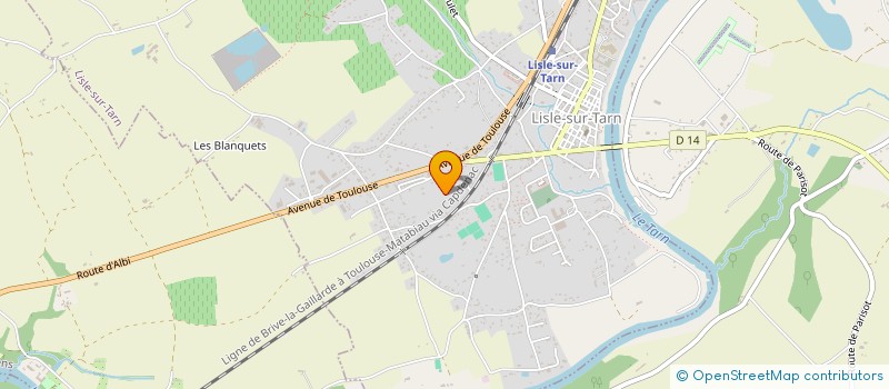 localisation de l'entreprise PSM à LISLE-SUR-TARN