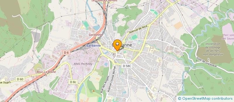 localisation de l'entreprise €PSM à GARDANNE