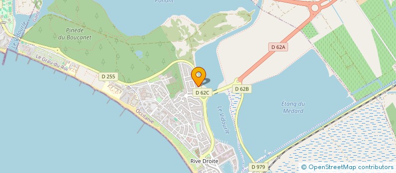 localisation de l'entreprise PSM  LE GRAU-DU-ROI