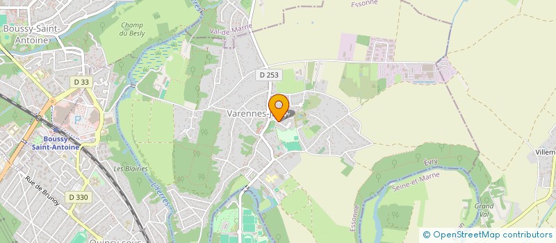 localisation de l'entreprise PSM EDITIONS  VARENNES-JARCY