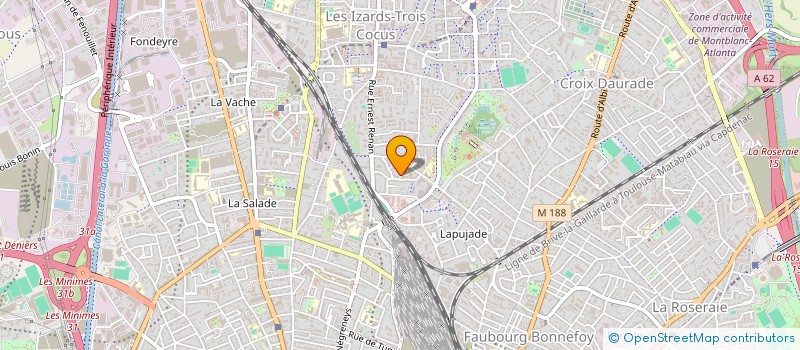 localisation de l'entreprise PSM INVEST  TOULOUSE