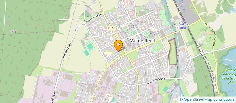 localisation de l'entreprise PSN  VAL-DE-REUIL