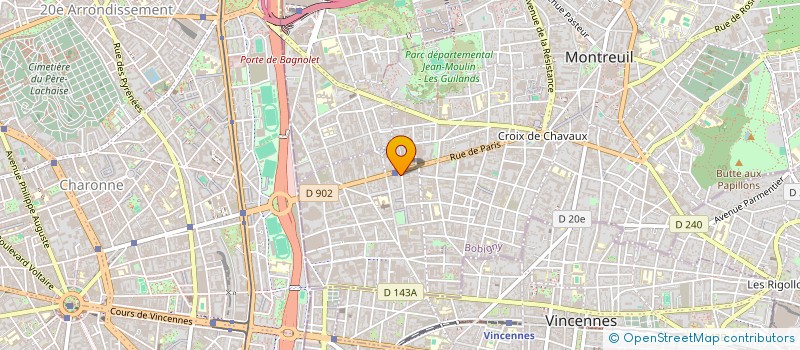 localisation de l'entreprise PSO à MONTREUIL